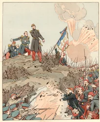 Siege of Sebastopol during the Crimean War: General Patrice de Mac-Mahon (Mac Mahon) (1808-1893) answered General Adolphe Niel (1802-1869) on September 8: „J