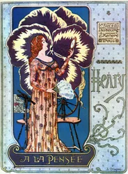 Art Nouveau: Advertising Poster for the Cosmetics Shop 